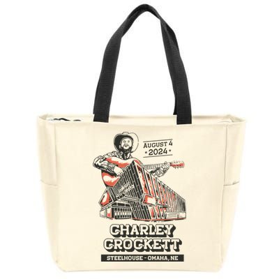 Charley Crockett Show In Omaha Ne On Aug 4 2024 Zip Tote Bag