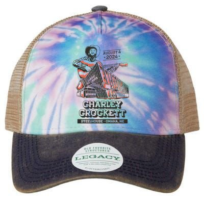 Charley Crockett Show In Omaha Ne On Aug 4 2024 Legacy Tie Dye Trucker Hat