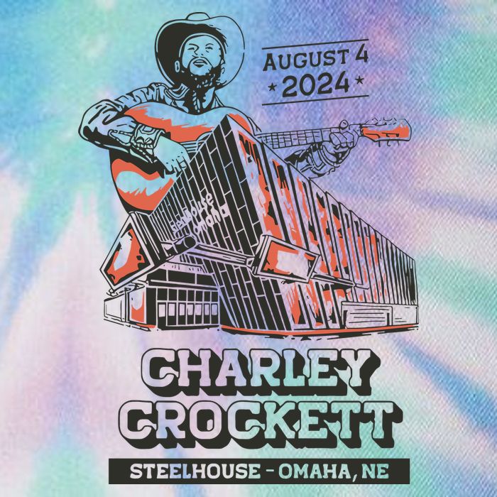 Charley Crockett Show In Omaha Ne On Aug 4 2024 Legacy Tie Dye Trucker Hat
