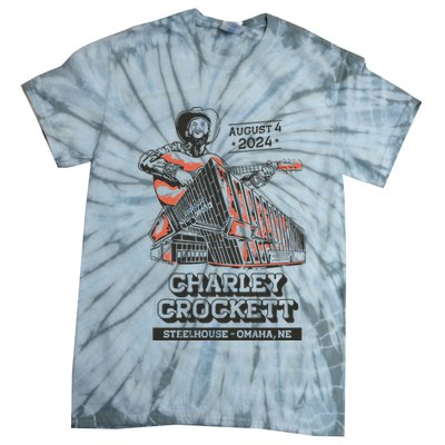 Charley Crockett Show In Omaha Ne On Aug 4 2024 Tie-Dye T-Shirt
