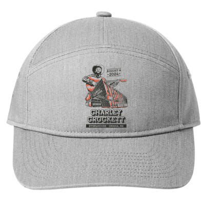Charley Crockett Show In Omaha Ne On Aug 4 2024 7-Panel Snapback Hat
