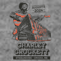 Charley Crockett Show In Omaha Ne On Aug 4 2024 7-Panel Snapback Hat