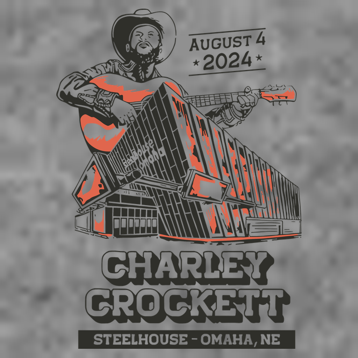 Charley Crockett Show In Omaha Ne On Aug 4 2024 Toddler Hoodie