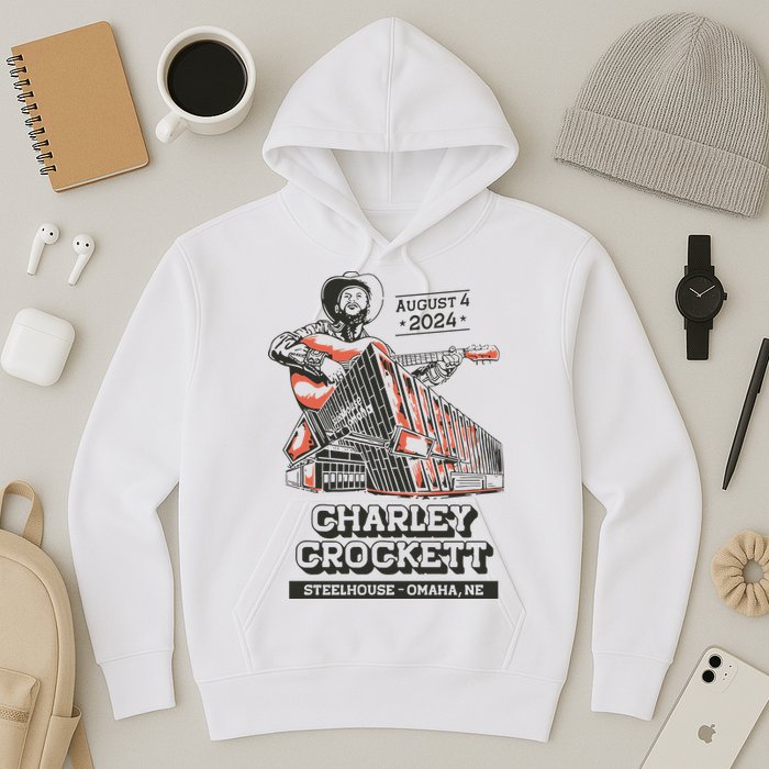 Charley Crockett Show In Omaha Ne On Aug 4 2024 Hoodie