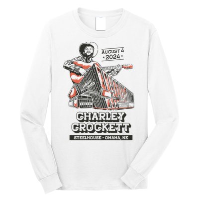 Charley Crockett Show In Omaha Ne On Aug 4 2024 Long Sleeve Shirt