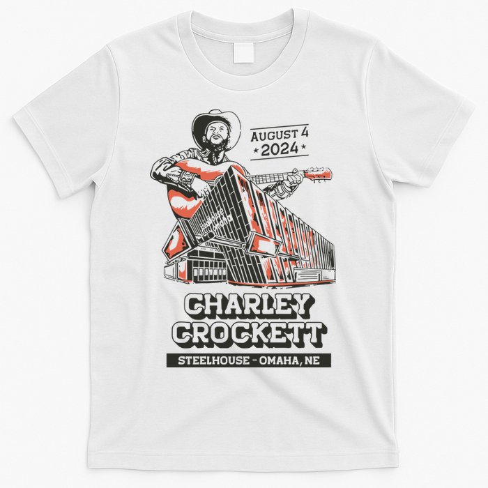 Charley Crockett Show In Omaha Ne On Aug 4 2024 T-Shirt
