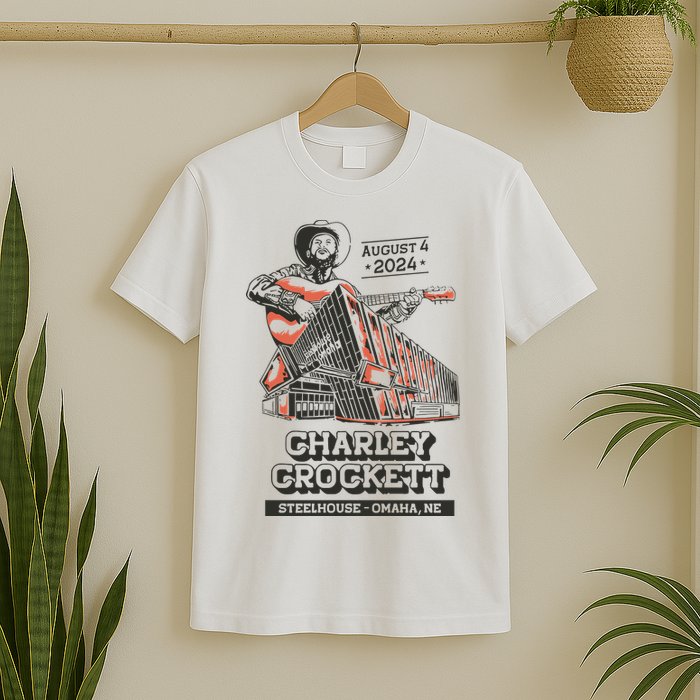 Charley Crockett Show In Omaha Ne On Aug 4 2024 T-Shirt