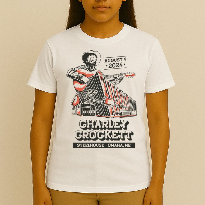 Charley Crockett Show In Omaha Ne On Aug 4 2024 T-Shirt