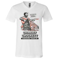 Charley Crockett Show In Omaha Ne On Aug 4 2024 V-Neck T-Shirt