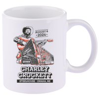 Charley Crockett Show In Omaha Ne On Aug 4 2024 11oz C Handle Ceramic Mug