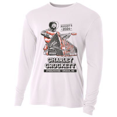 Charley Crockett Show In Omaha Ne On Aug 4 2024 Cooling Performance Long Sleeve Crew