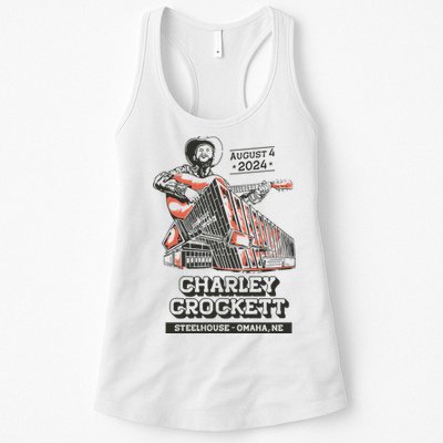 Charley Crockett Show In Omaha Ne On Aug 4 2024 Womens Tank Top
