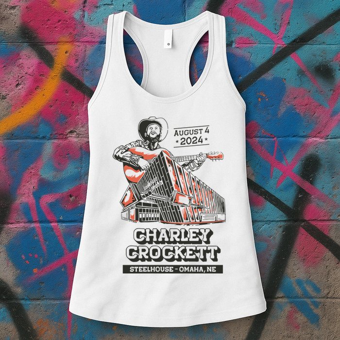 Charley Crockett Show In Omaha Ne On Aug 4 2024 Womens Tank Top