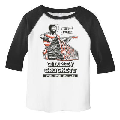 Charley Crockett Show In Omaha Ne On Aug 4 2024 Toddler Fine Jersey T-Shirt