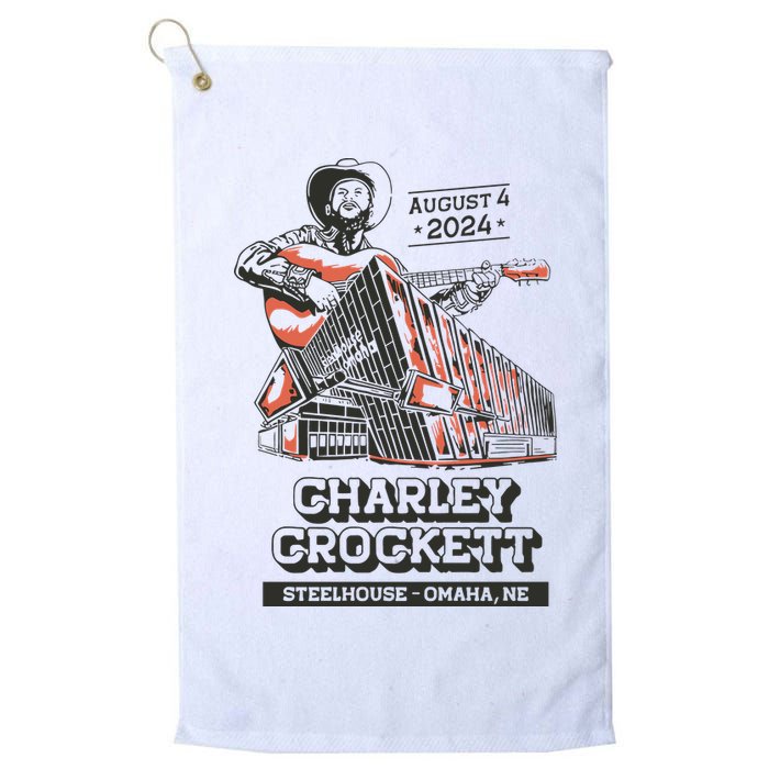 Charley Crockett Show In Omaha Ne On Aug 4 2024 Golf Towel