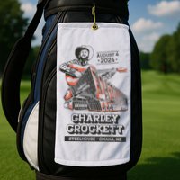 Charley Crockett Show In Omaha Ne On Aug 4 2024 Golf Towel