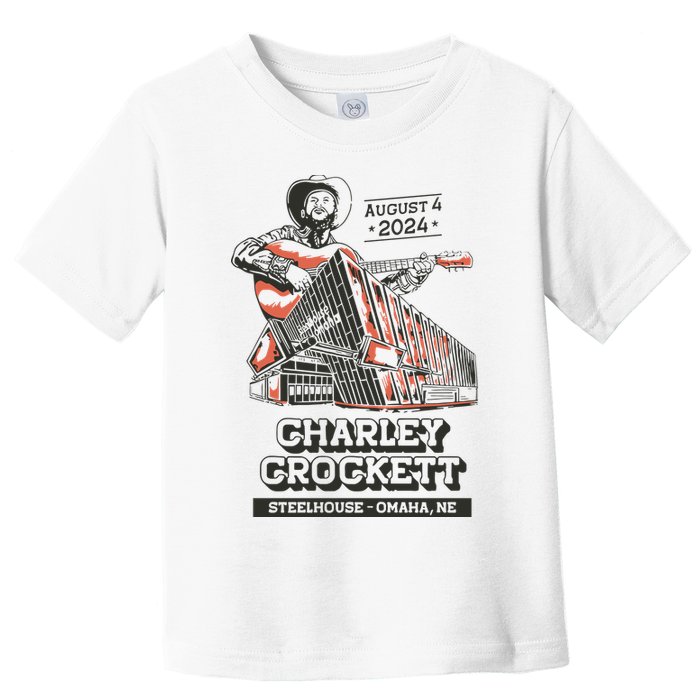 Charley Crockett Show In Omaha Ne On Aug 4 2024 Toddler T-Shirt
