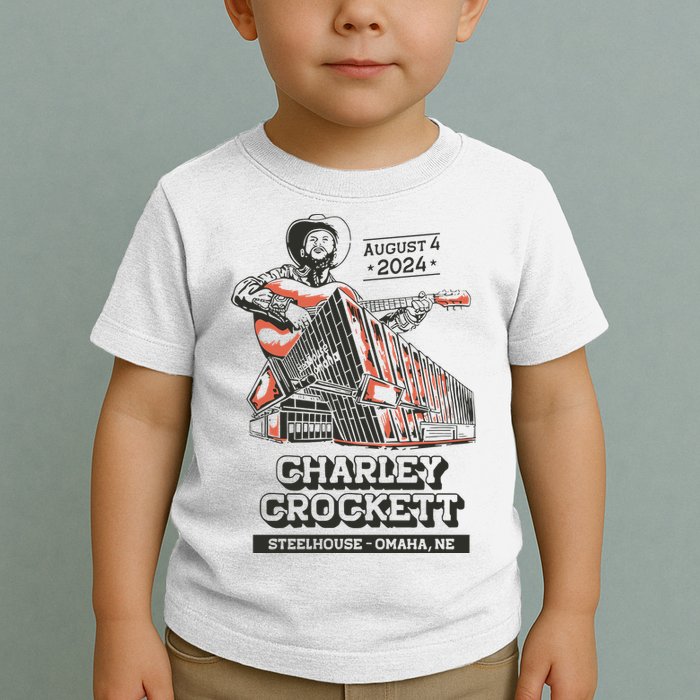 Charley Crockett Show In Omaha Ne On Aug 4 2024 Toddler T-Shirt