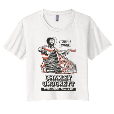 Charley Crockett Show In Omaha Ne On Aug 4 2024 Crop Top