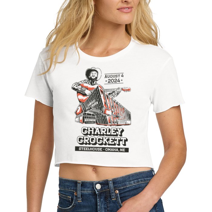 Charley Crockett Show In Omaha Ne On Aug 4 2024 Crop Top