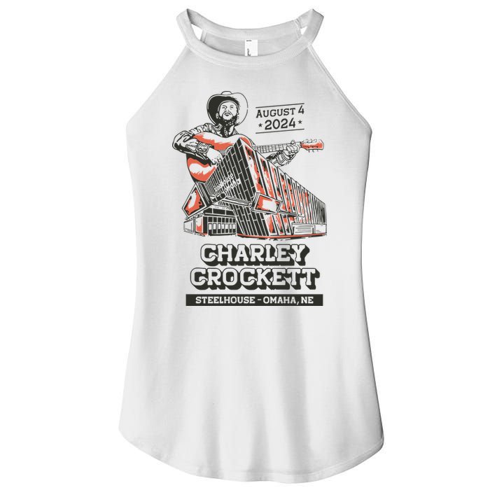Charley Crockett Show In Omaha Ne On Aug 4 2024 Women's Perfect Tri Rocker Tank