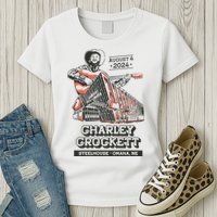 Charley Crockett Show In Omaha Ne On Aug 4 2024 Womens T-Shirt