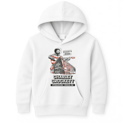 Charley Crockett Show In Omaha Ne On Aug 4 2024 Kids Hoodie