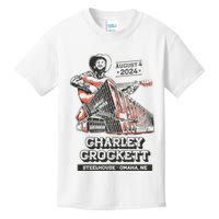 Charley Crockett Show In Omaha Ne On Aug 4 2024 Kids T-Shirt