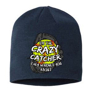 Crazy Catcher Softball Lovers Bat Ball Baseball Women Sustainable Beanie