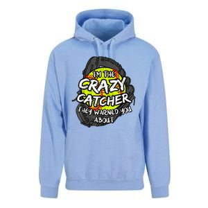 Crazy Catcher Softball Lovers Bat Ball Baseball Women Unisex Surf Hoodie