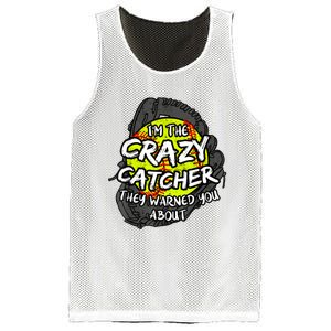 Crazy Catcher Softball Lovers Bat Ball Baseball Women Mesh Reversible Basketball Jersey Tank