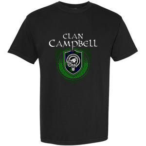 Clan Campbell Surname Scottish Clan Crest Tartan Badge Garment-Dyed Heavyweight T-Shirt