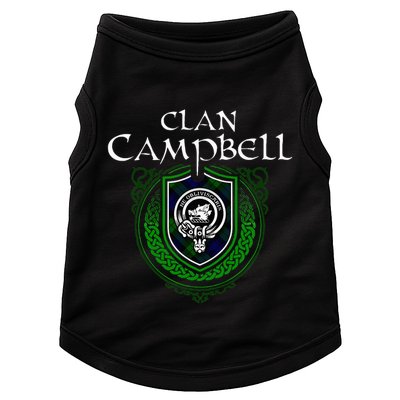 Clan Campbell Surname Scottish Clan Crest Tartan Badge Doggie Tank