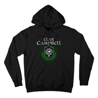 Clan Campbell Surname Scottish Clan Crest Tartan Badge Hoodie