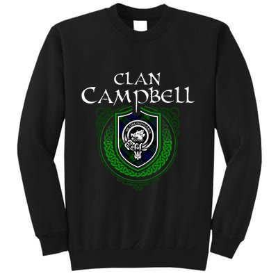 Clan Campbell Surname Scottish Clan Crest Tartan Badge Sweatshirt