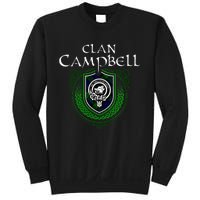 Clan Campbell Surname Scottish Clan Crest Tartan Badge Sweatshirt