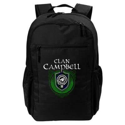 Clan Campbell Surname Scottish Clan Crest Tartan Badge Backpack