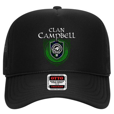 Clan Campbell Surname Scottish Clan Crest Tartan Badge Trucker Hat