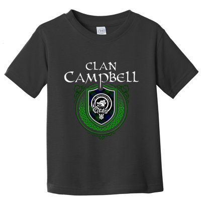Clan Campbell Surname Scottish Clan Crest Tartan Badge Toddler T-Shirt