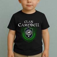 Clan Campbell Surname Scottish Clan Crest Tartan Badge Toddler T-Shirt