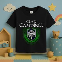 Clan Campbell Surname Scottish Clan Crest Tartan Badge Toddler T-Shirt