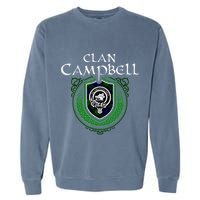 Clan Campbell Surname Scottish Clan Crest Tartan Badge Garment-Dyed Sweatshirt