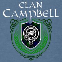 Clan Campbell Surname Scottish Clan Crest Tartan Badge Garment-Dyed Sweatshirt