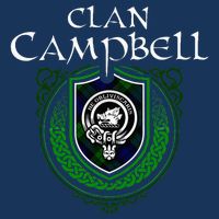 Clan Campbell Surname Scottish Clan Crest Tartan Badge Infant Baby Jersey Bodysuit