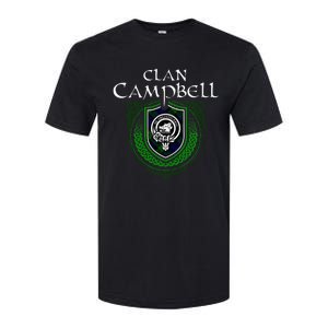 Clan Campbell Surname Scottish Clan Crest Tartan Badge Softstyle CVC T-Shirt