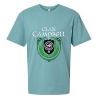 Clan Campbell Surname Scottish Clan Crest Tartan Badge Sueded Cloud Jersey T-Shirt