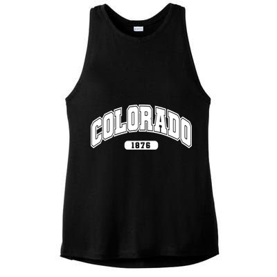 Colorado Collegiate Style 1876 Ladies PosiCharge Tri-Blend Wicking Tank