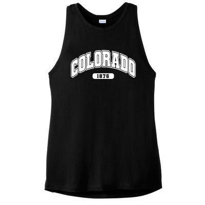 Colorado Collegiate Style 1876 Ladies PosiCharge Tri-Blend Wicking Tank