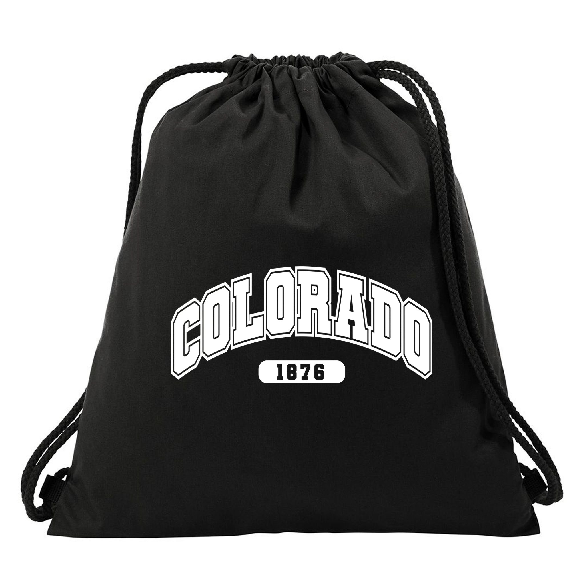 Colorado Collegiate Style 1876 Drawstring Bag