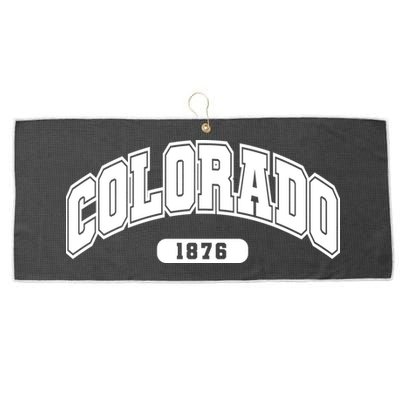 Colorado Collegiate Style 1876 Large Microfiber Waffle Golf Towel